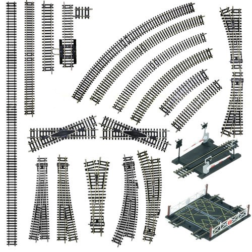 Hornby train track - train, sections