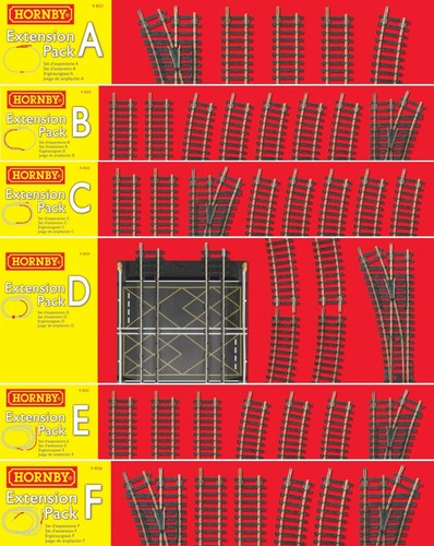 Hornby railway extension track - railway,